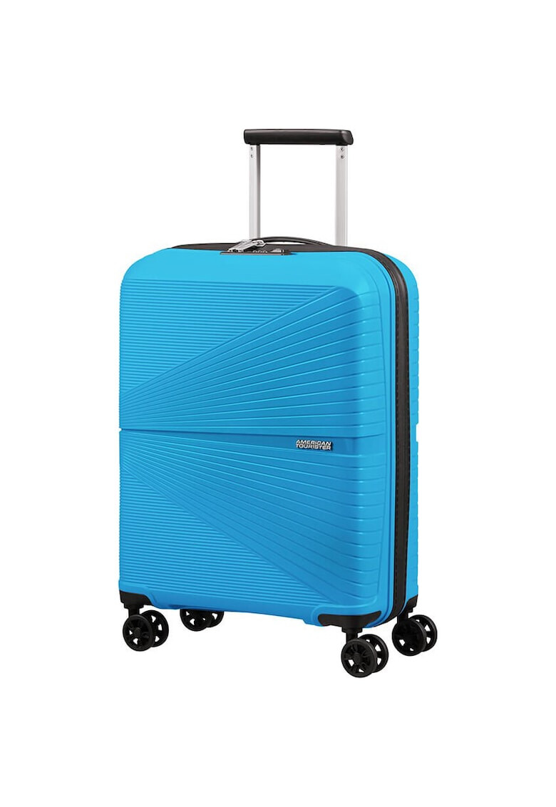 American Tourister Troller Airconic Spinner TSA Sporty Blue 55x40x20 cm - Pled.ro