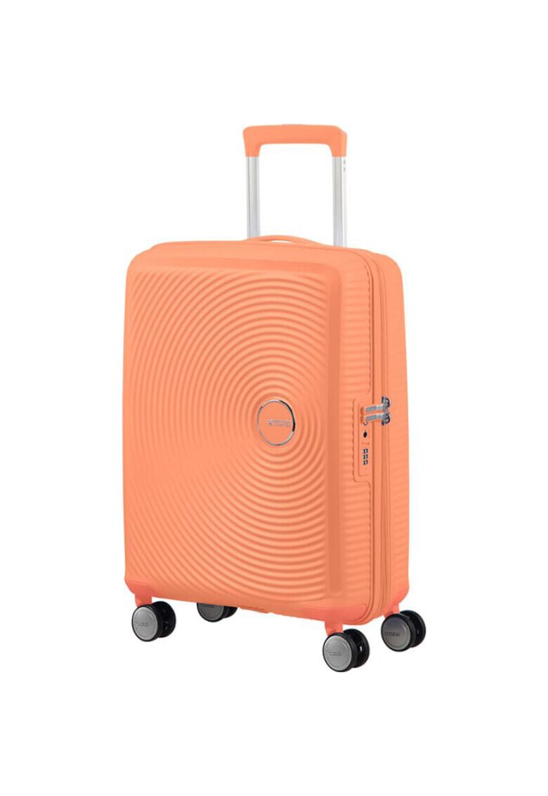 American Tourister Troller Soundbox Spinner TSA Exp Cantaloupe 55x40x20 cm - Pled.ro