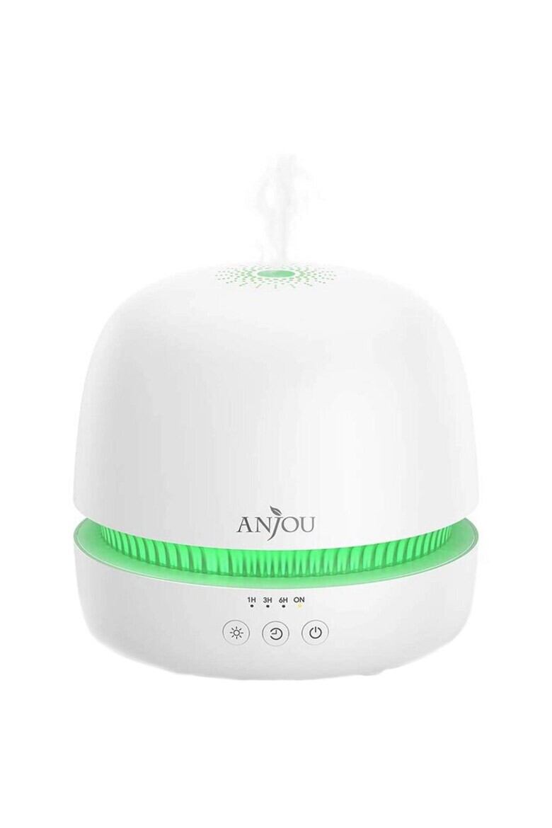 Anjou Difuzor Aromaterapie AJ-ADA019 300ml LED 7 culori BPA free oprire automata - Pled.ro