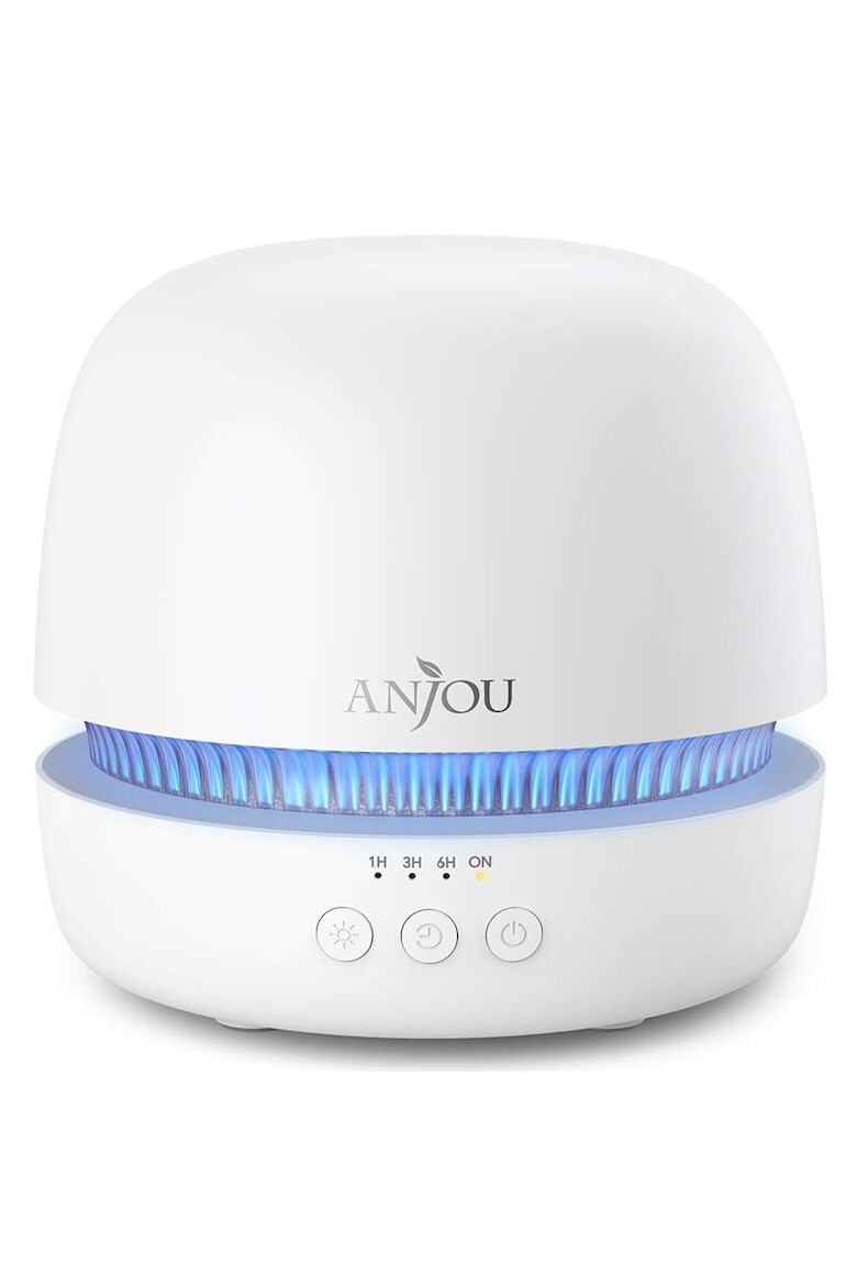 Anjou Difuzor Aromaterapie AJ-ADA019 300ml LED 7 culori BPA free oprire automata - Pled.ro