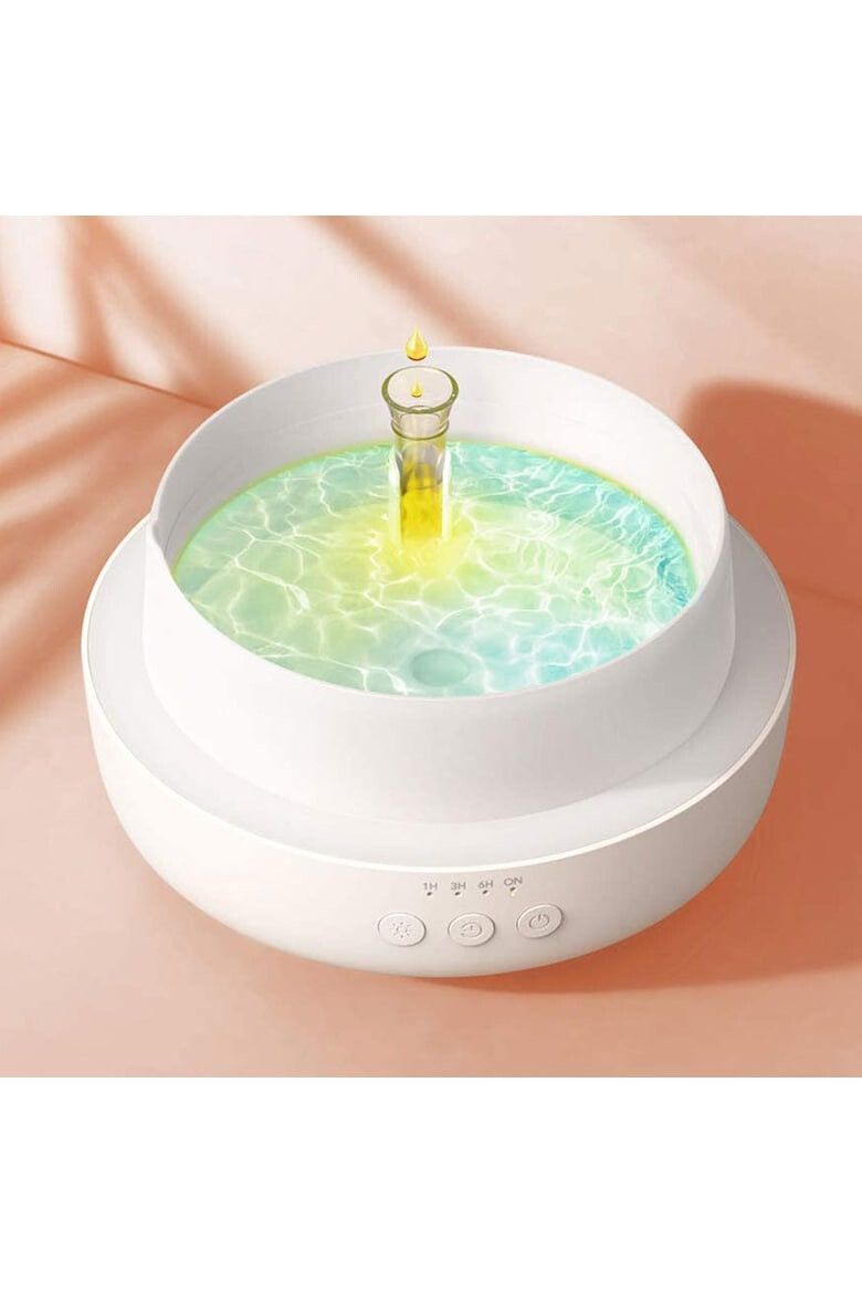 Anjou Difuzor Aromaterapie AJ-ADA019 300ml LED 7 culori BPA free oprire automata - Pled.ro