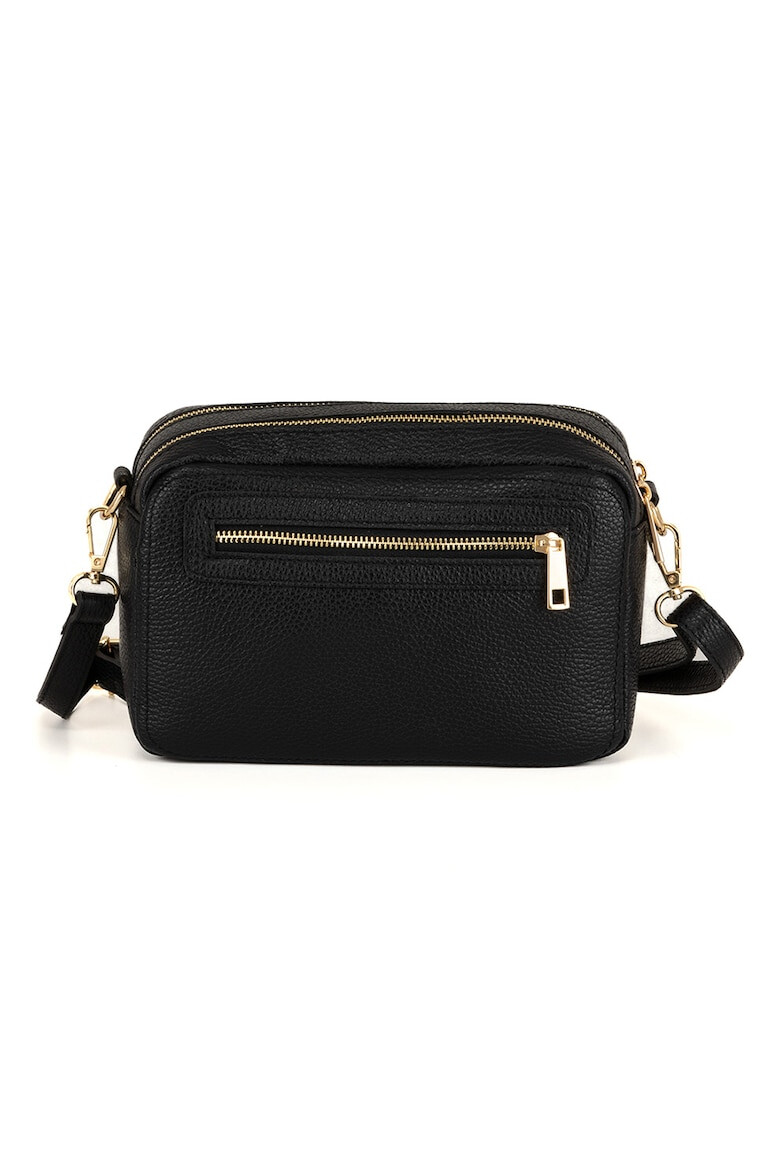 Anna Morellini Geanta crossbody de piele cu aspect granulat - Pled.ro