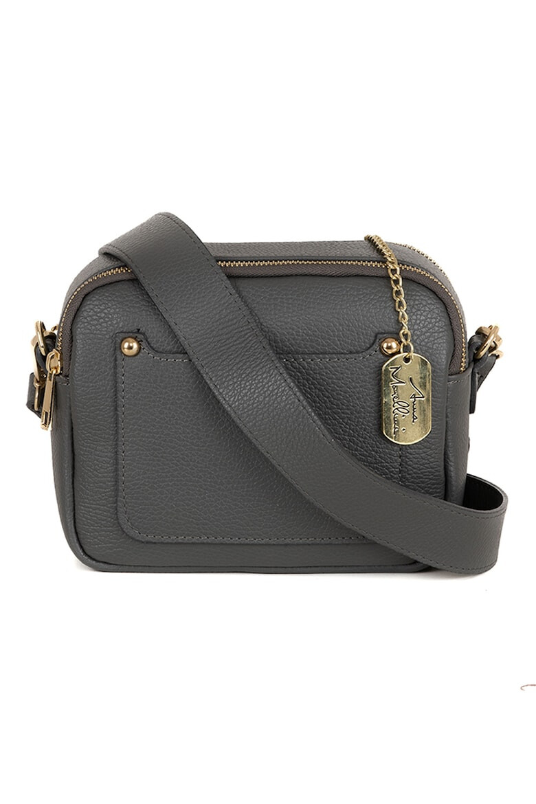 Anna Morellini Geanta crossbody din piele cu bareta detasabila - Pled.ro