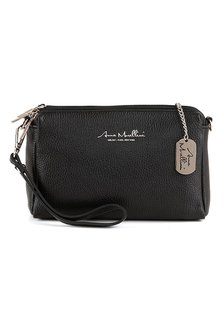 Anna Morellini Geanta crossbody din piele cu bareta detasabila - Pled.ro