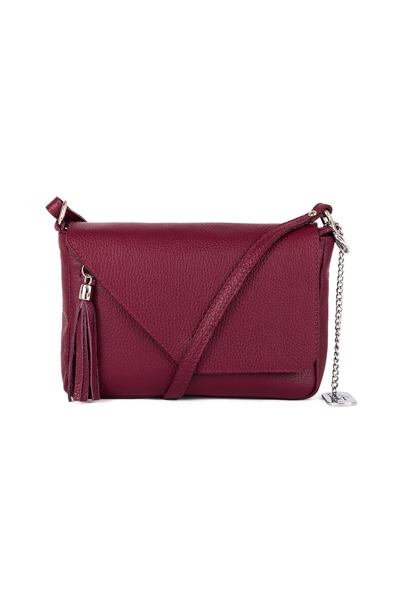 Anna Morellini Geanta crossbody din piele cu clapa Lola - Pled.ro