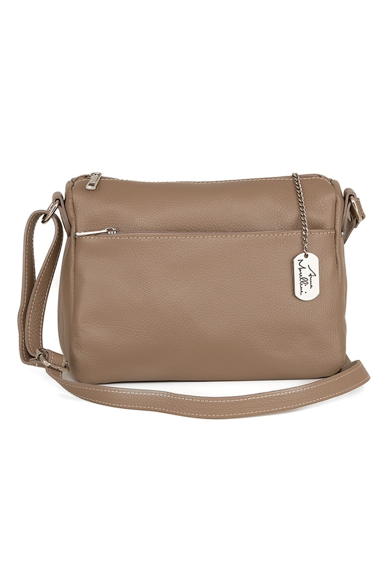 Anna Morellini Geanta crossbody din piele cu fermoar - Pled.ro