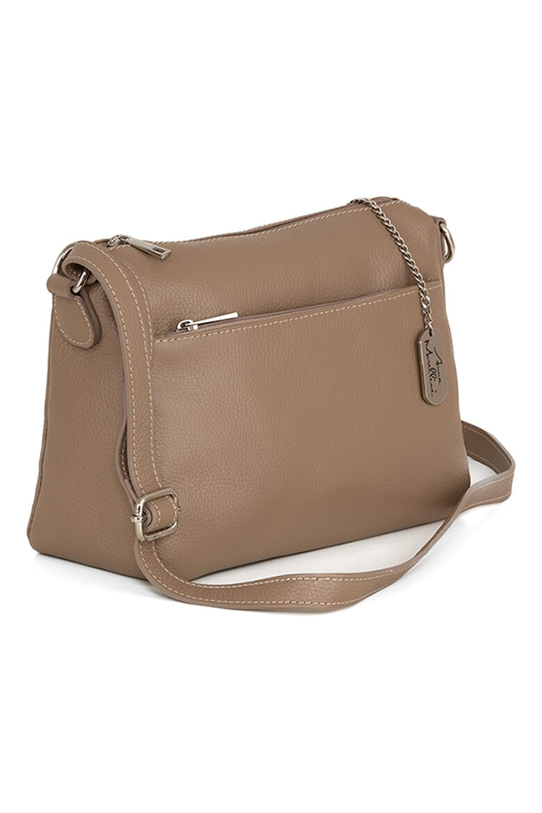 Anna Morellini Geanta crossbody din piele cu fermoar - Pled.ro