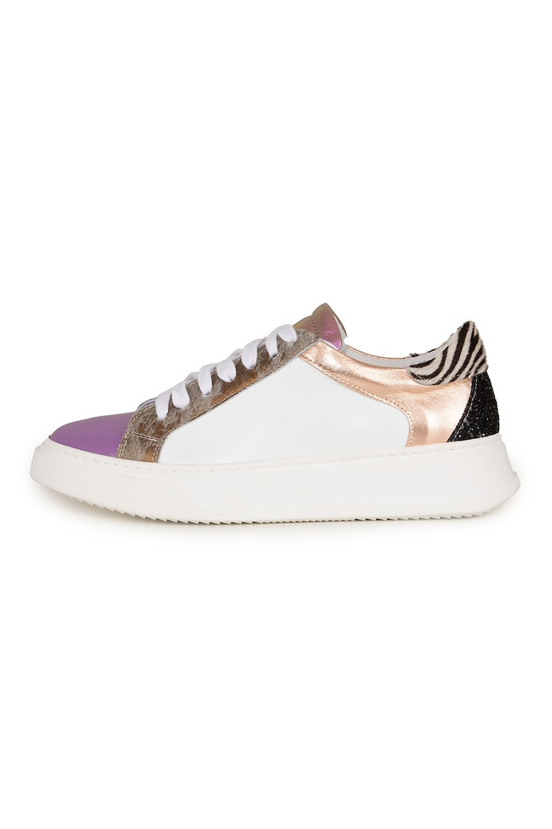 Anna Morellini Pantofi sport colorblock de piele - Pled.ro