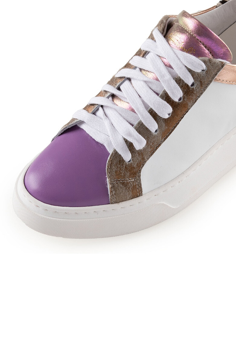 Anna Morellini Pantofi sport colorblock de piele - Pled.ro