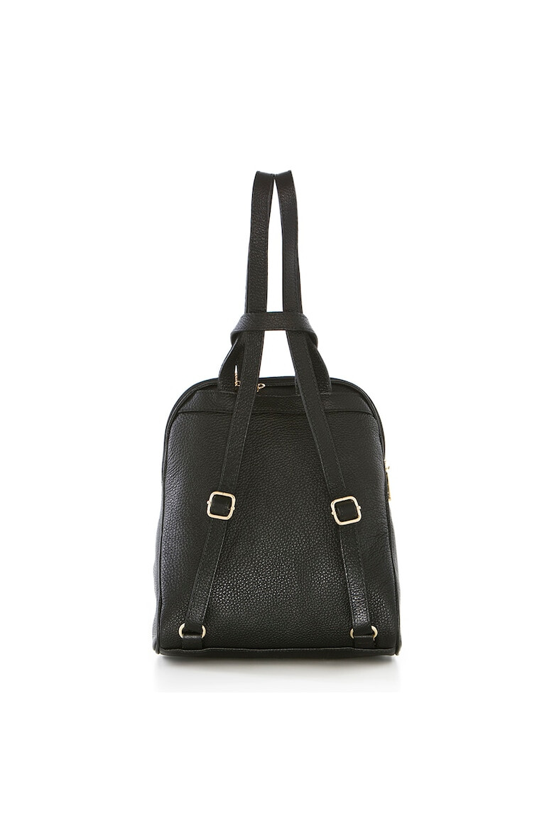 Anna Morellini Rucsac negru de Dama din piele naturala produsa in Italia WB113230-BLACK (10 - Pled.ro