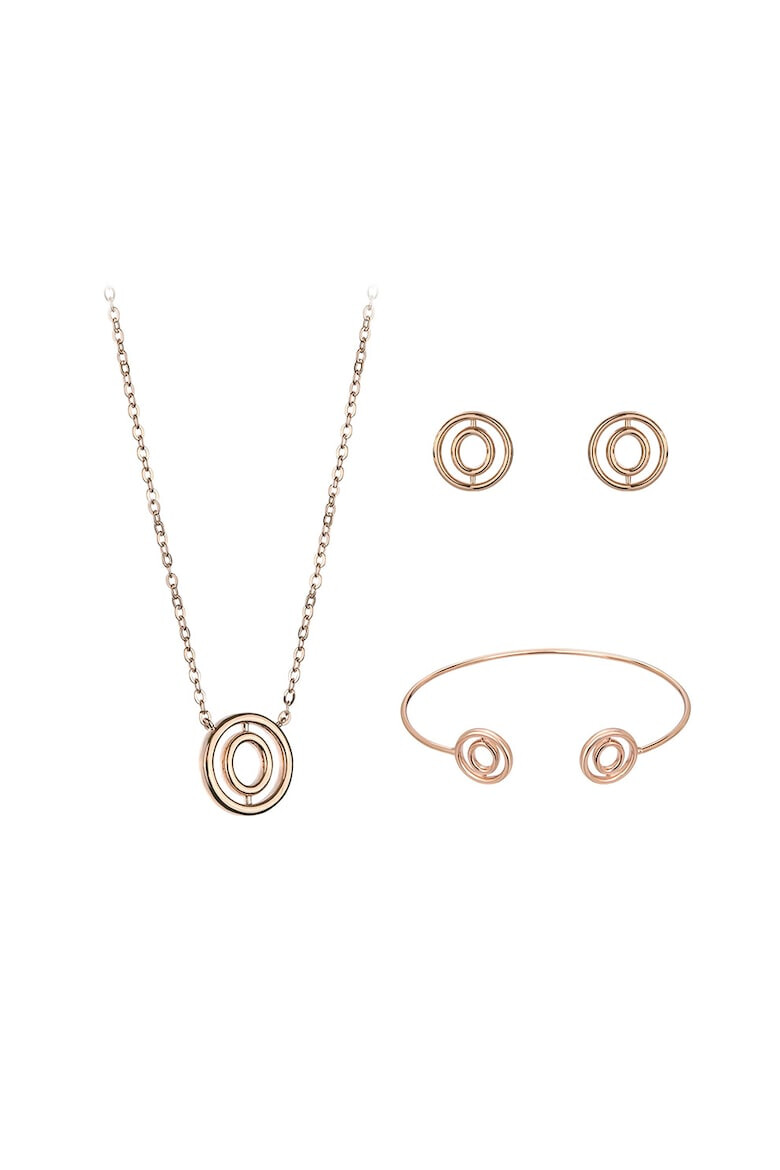 Annie Rosewood Set de colier bratara si cercei cu zirconia - Pled.ro