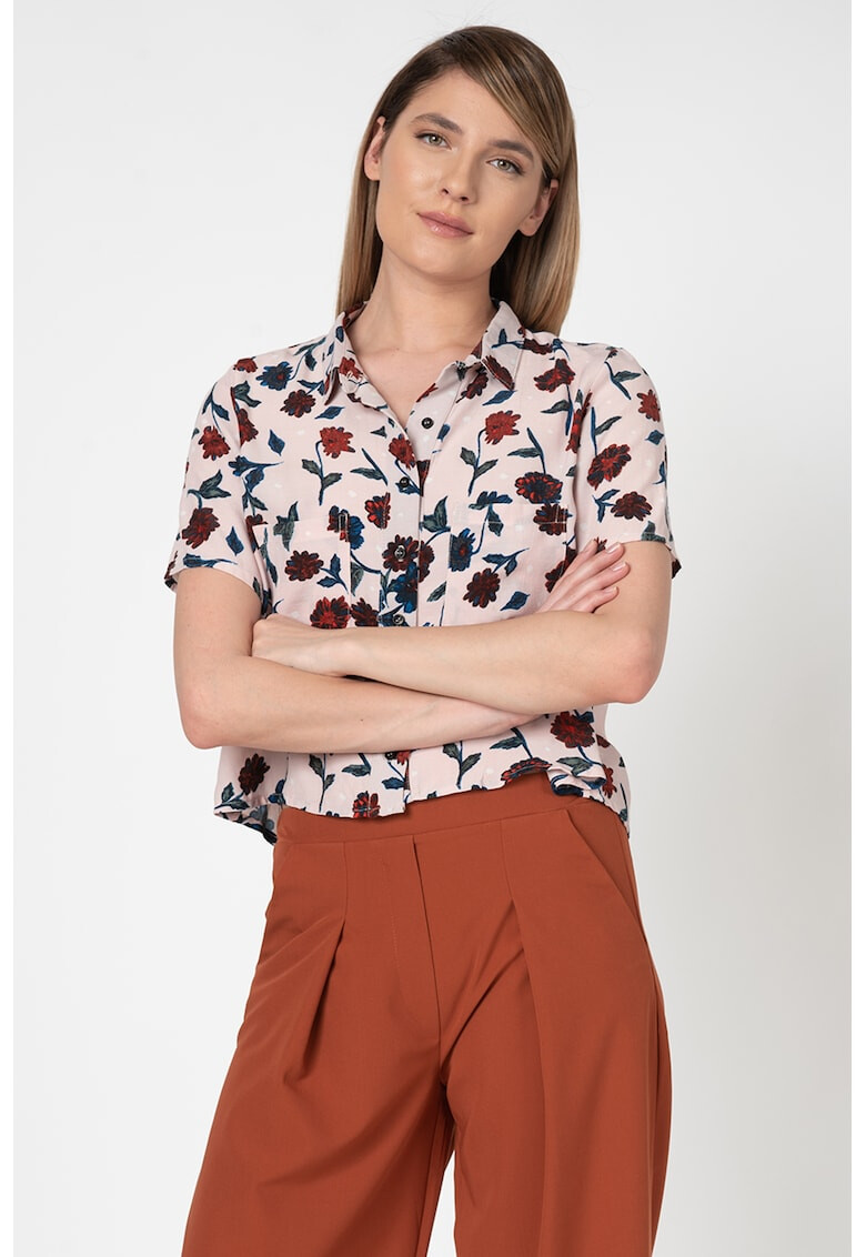 Antonia M Camasa crop cu imprimeu floral - Pled.ro