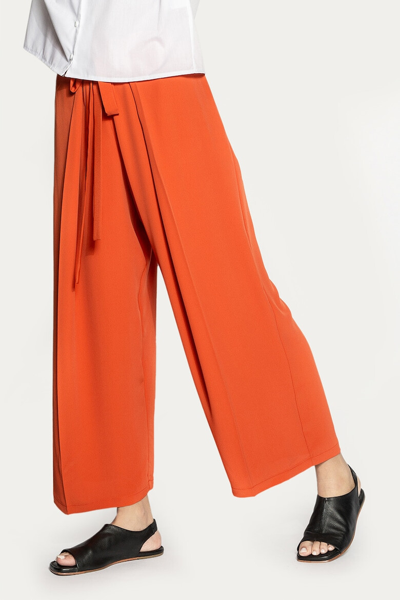 Antonia M Pantaloni crop cu croiala ampla - Pled.ro