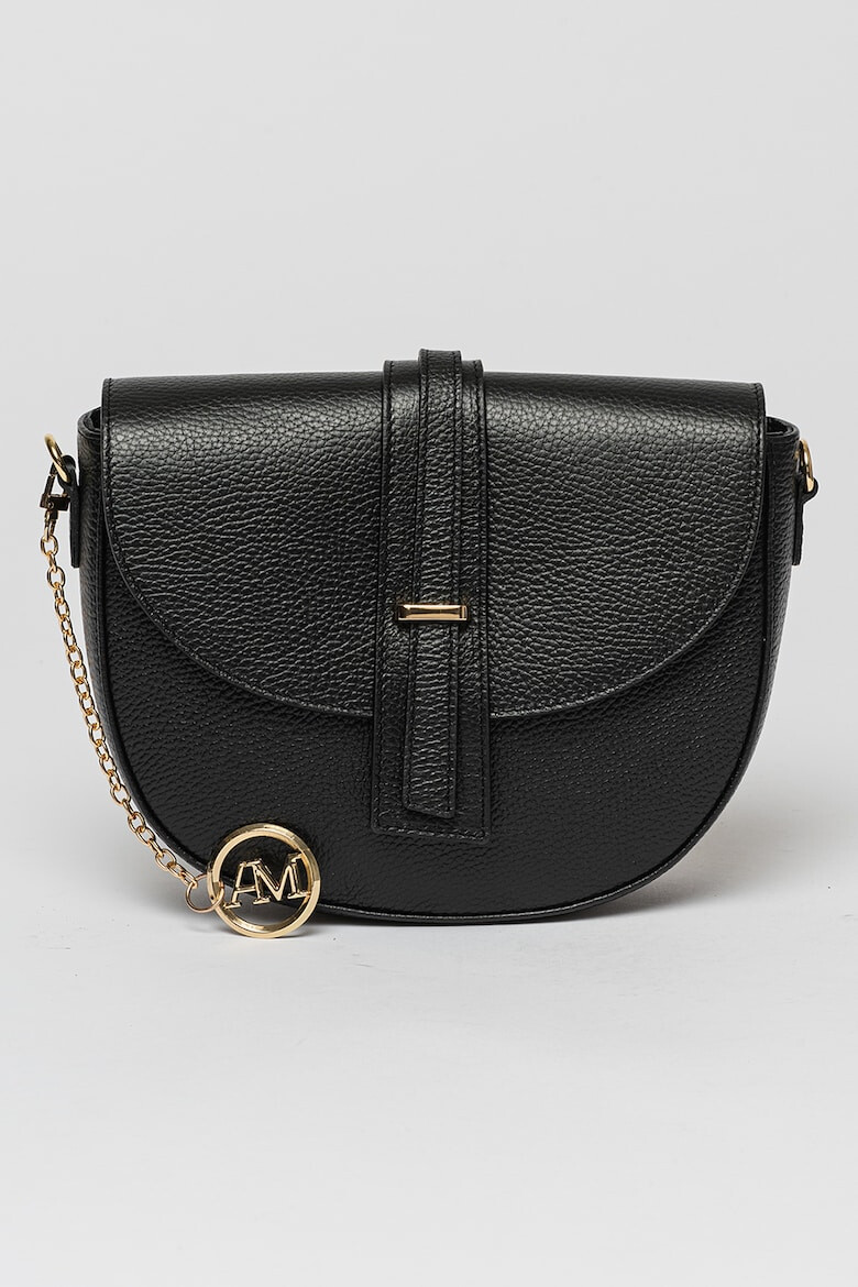 Antonia Moretti Geanta crossbody de piele cu bareta detasabila - Pled.ro