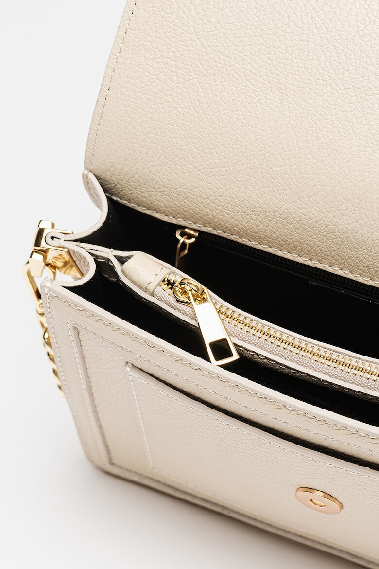 Antonia Moretti Geanta crossbody de piele cu aspect texturat - Pled.ro