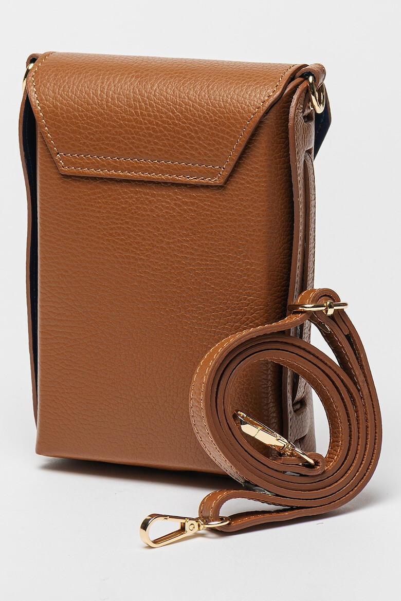 Antonia Moretti Geanta crossbody de piele cu bareta detasabila - Pled.ro