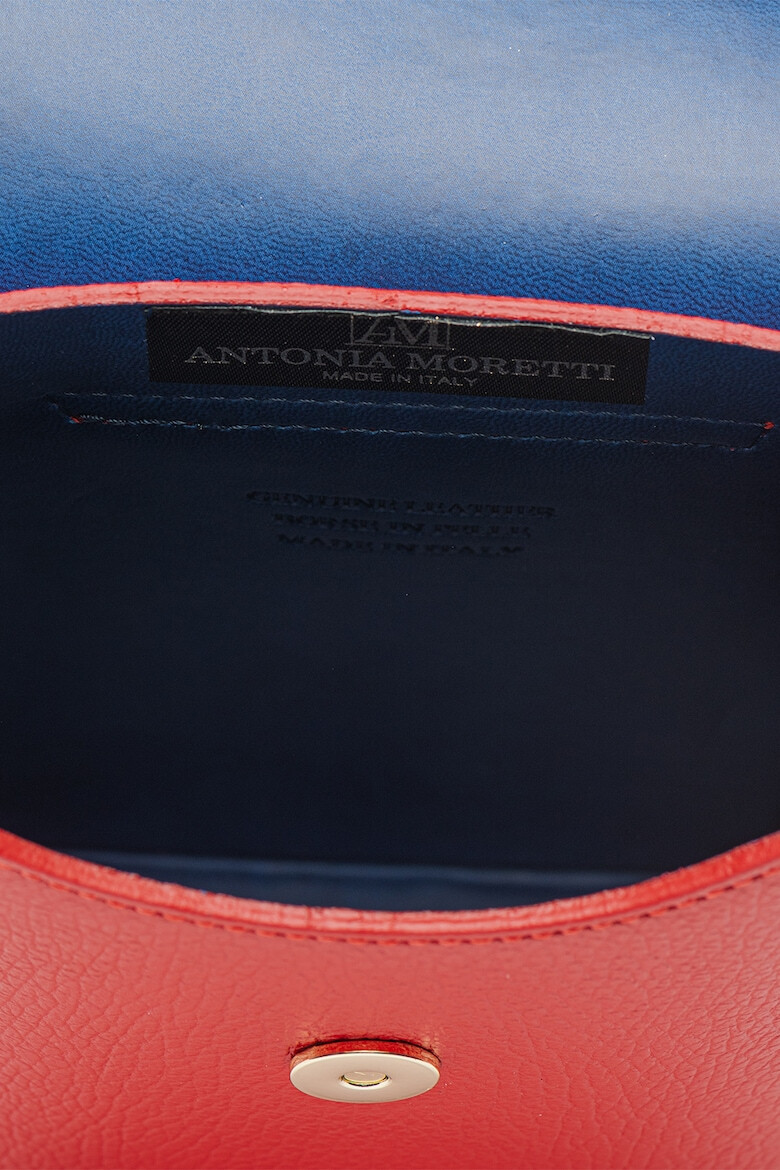 Antonia Moretti Geanta crossbody de piele cu bareta detasabila - Pled.ro