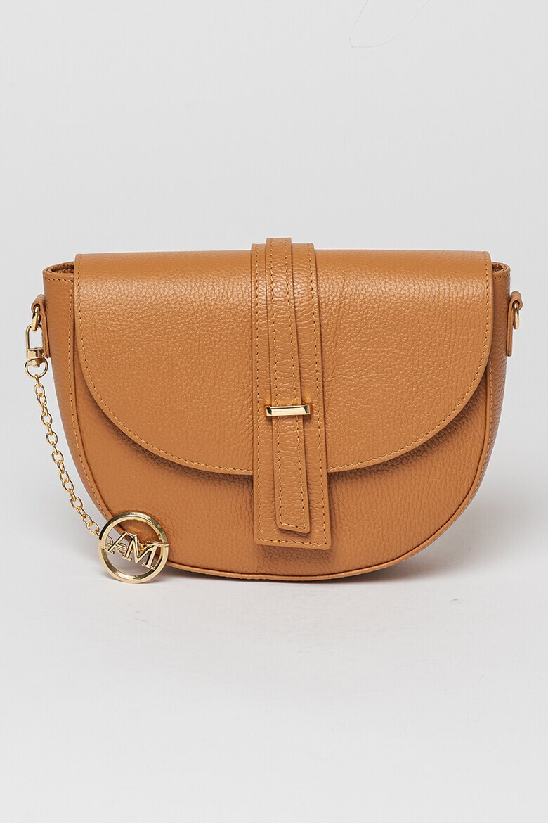 Antonia Moretti Geanta crossbody de piele cu bareta detasabila - Pled.ro