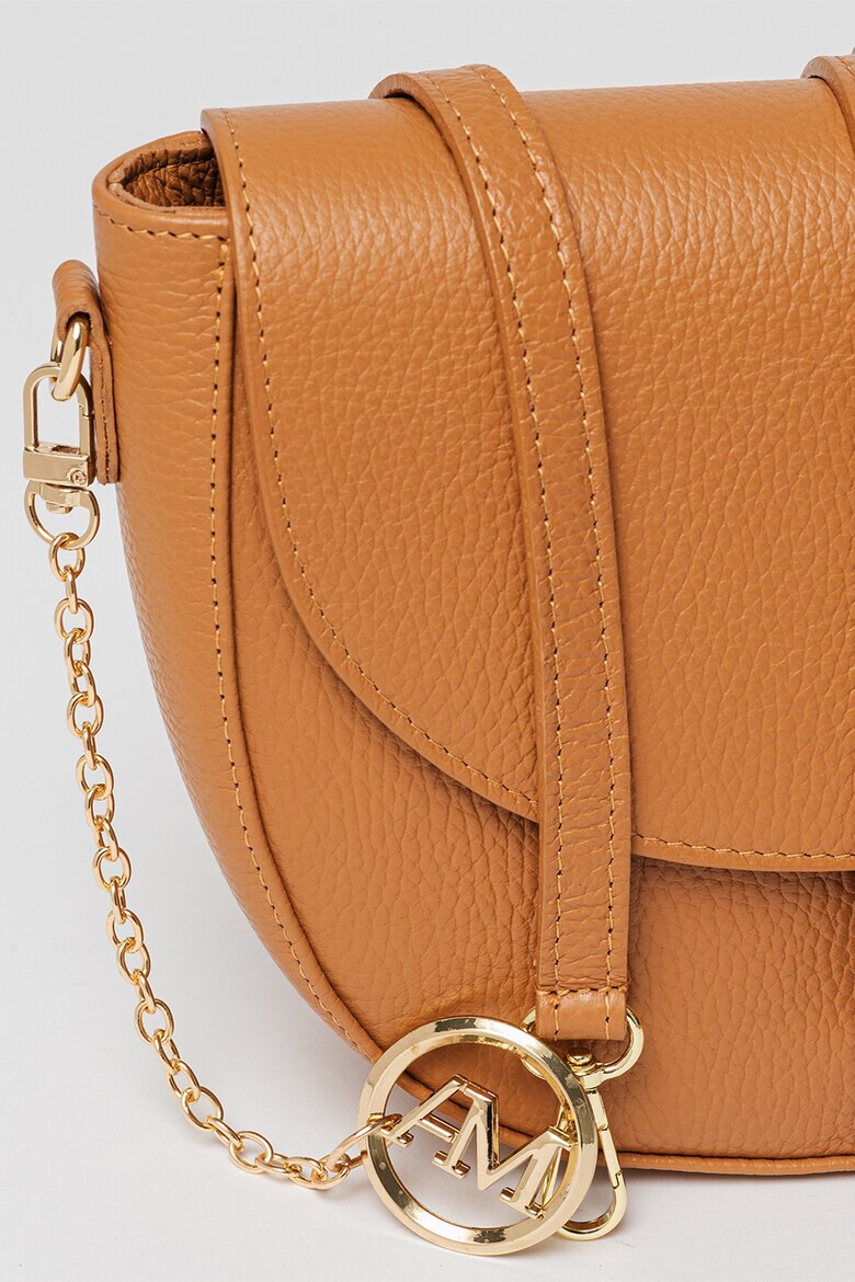 Antonia Moretti Geanta crossbody de piele cu bareta detasabila - Pled.ro