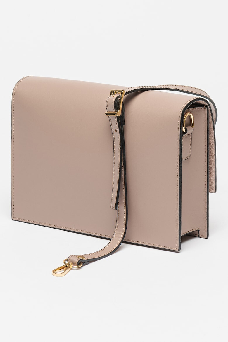 Antonia Moretti Geanta crossbody de piele cu clapa - Pled.ro