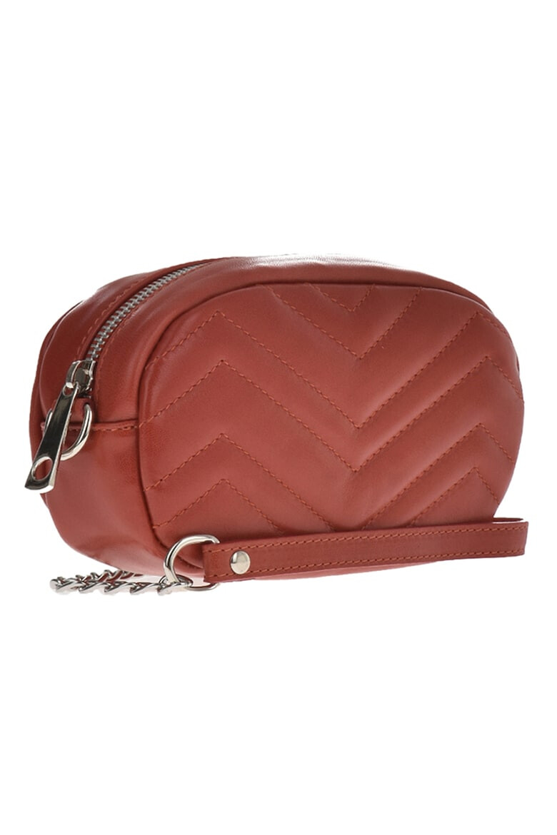 Antonia Moretti Geanta crossbody de piele cu model matlasat - Pled.ro