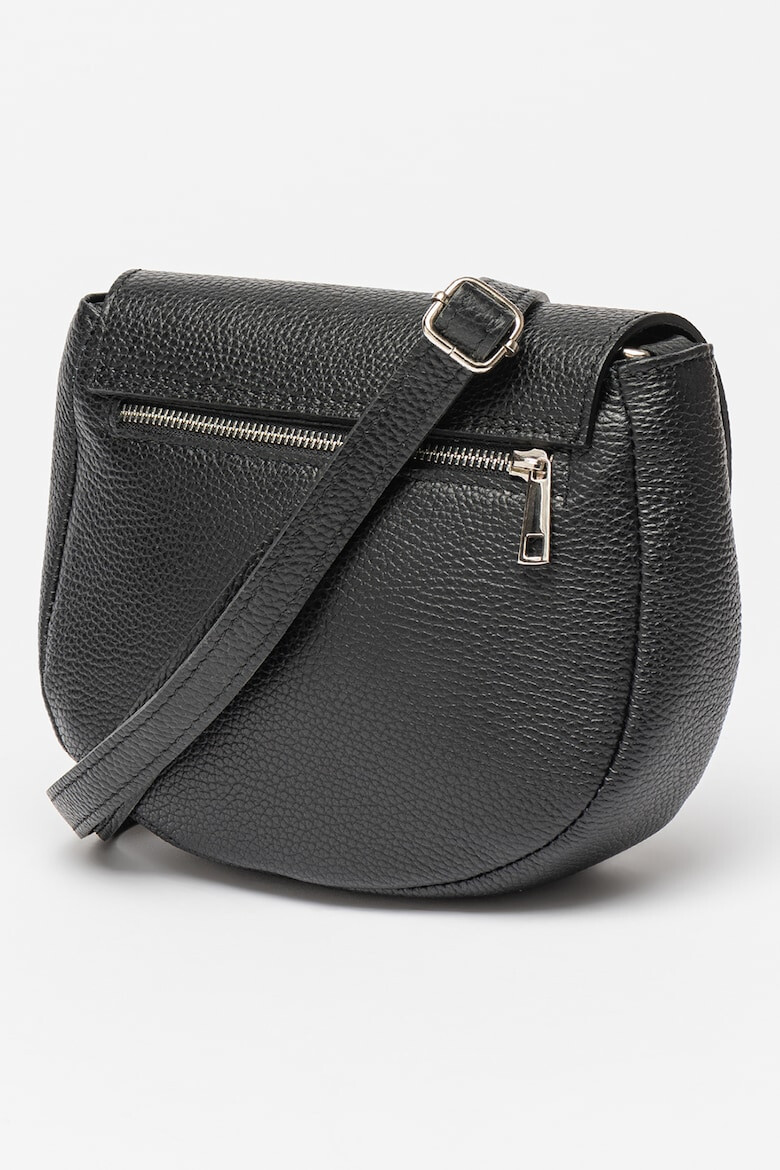 Antonia Moretti Geanta crossbody rotunjita de piele - Pled.ro