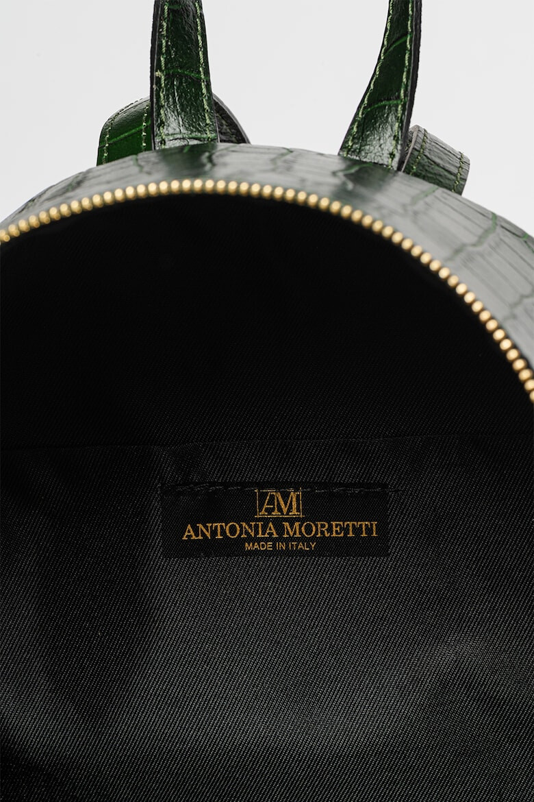 Antonia Moretti Rucsac de piele cu aspect de piele de crocodil - Pled.ro