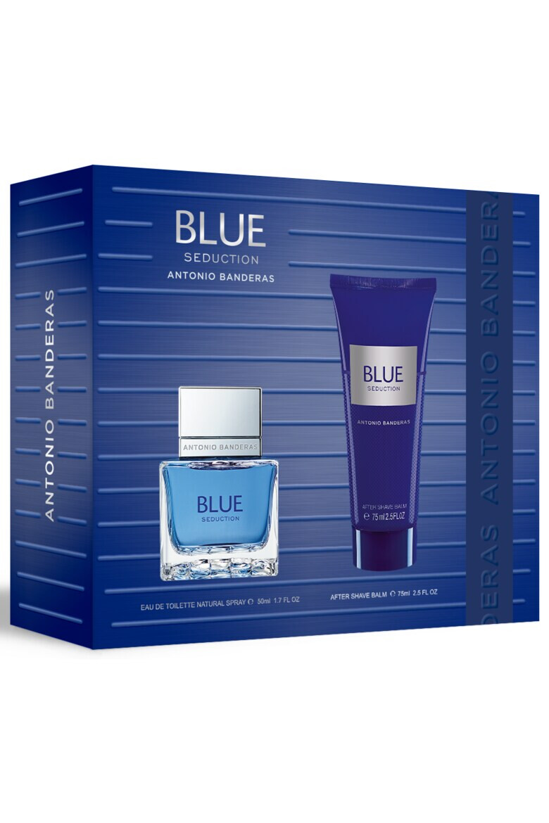 Antonio Banderas Set cadou Blue Seduction Barbati: Apa de toaleta 50 ml + Lotiune dupa barbierit 75 ml - Pled.ro