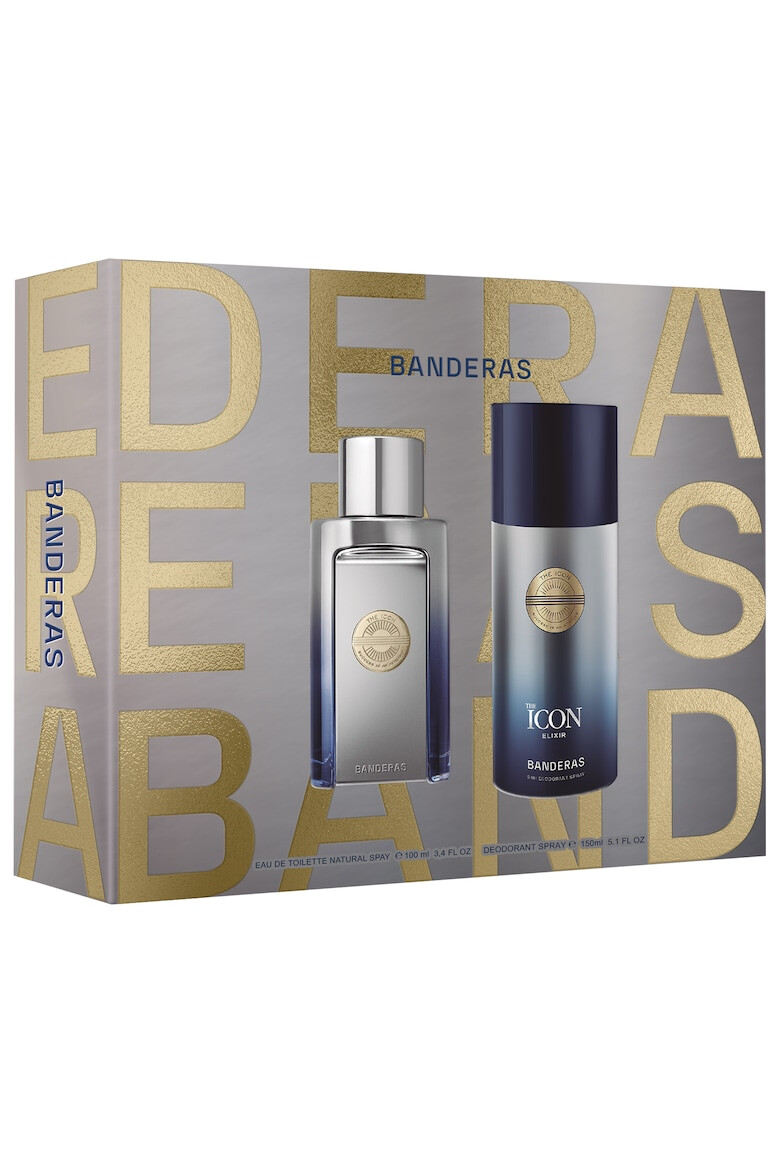 Antonio Banderas Set cadou THE ICON ELIXIR: Apa de toaleta + Balsam dupa ras - Pled.ro