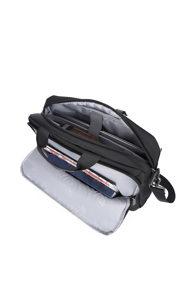 Aoking Geanta unisex din material textil cu fermoar pentru laptop - Pled.ro