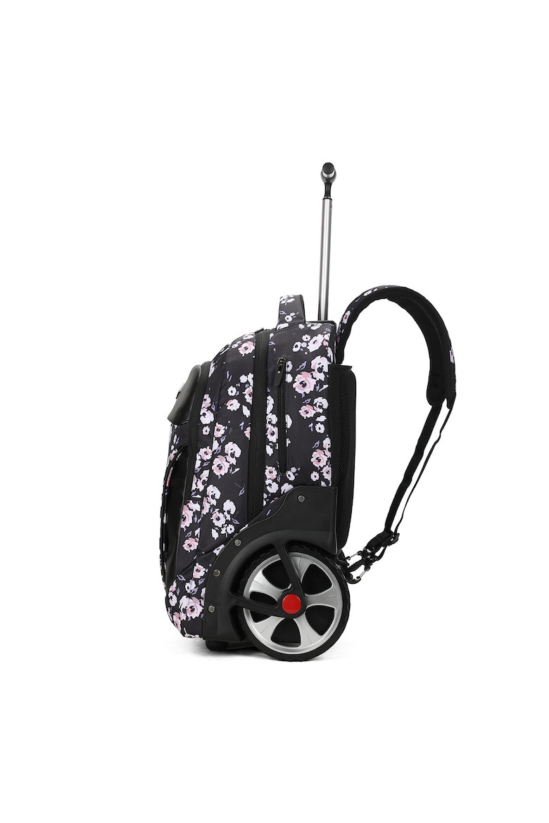 Aoking Rucsac-troler unisex cu imprimeu floral - Pled.ro