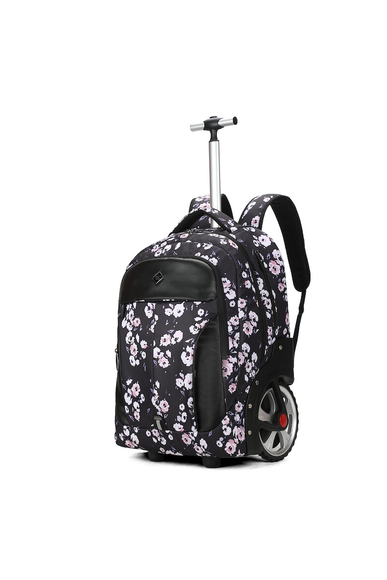 Aoking Rucsac-troler unisex cu imprimeu floral - Pled.ro