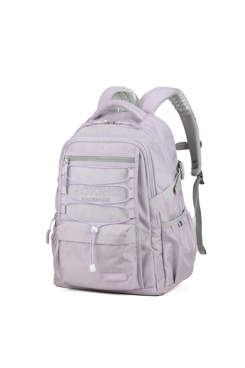 Aoking Rucsac unisex cu buzunare multiple si compartiment pentru sticla de apa - Pled.ro