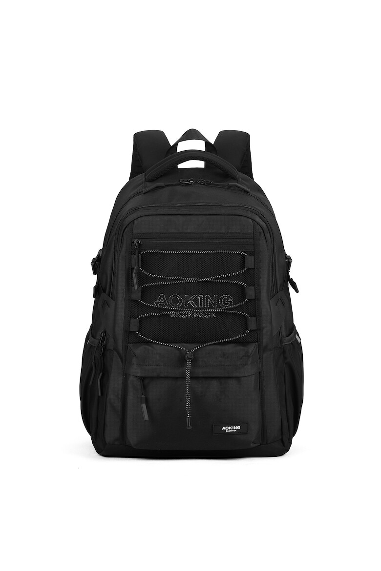 Aoking Rucsac unisex cu buzunare multiple si compartiment pentru sticla de apa - Pled.ro