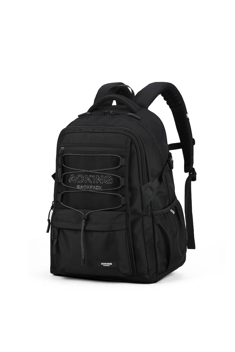 Aoking Rucsac unisex cu buzunare multiple si compartiment pentru sticla de apa - Pled.ro