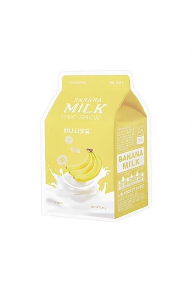 A'Pieu Masca de fata cu efect hranitor Banana Milk One-Pack 21g - Pled.ro