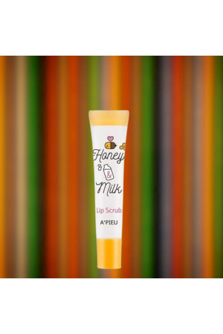 A'Pieu Scrub pentru buze Miere si lapte 8 ml - Pled.ro