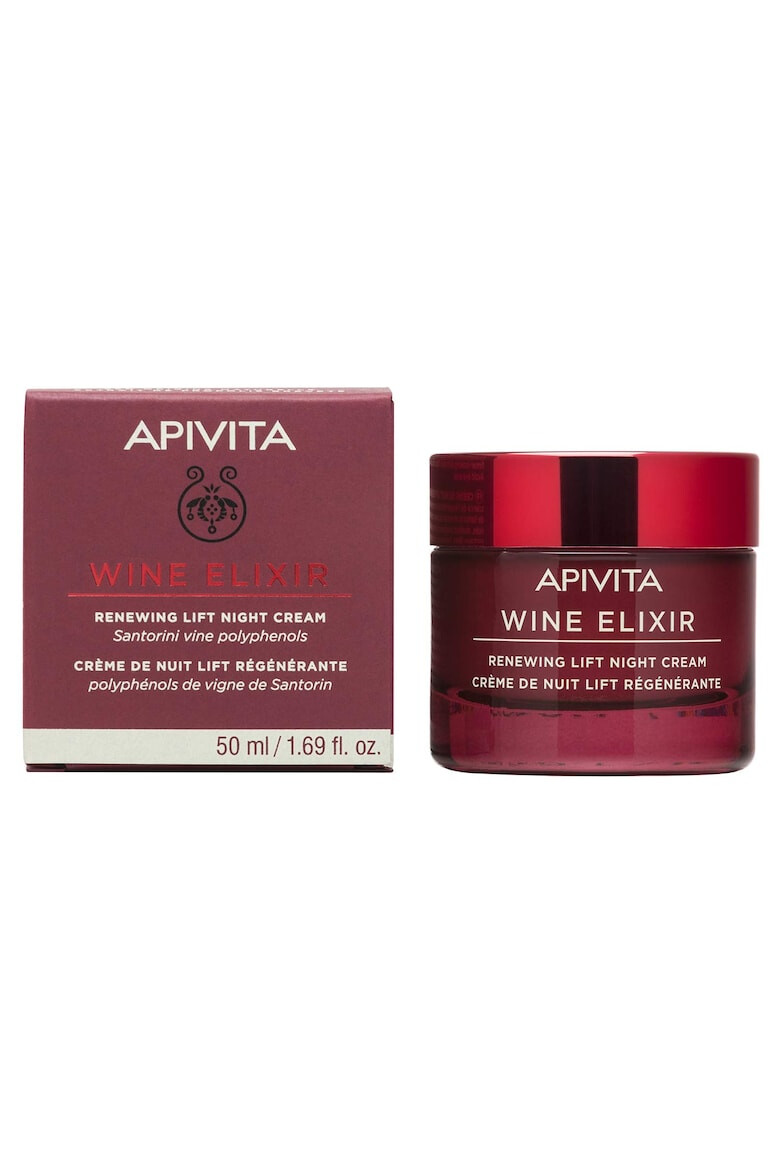 Apivita Crema antirid de noapte pentru reactivarea tineretii pielii Wine Elixir 50 ml - Pled.ro