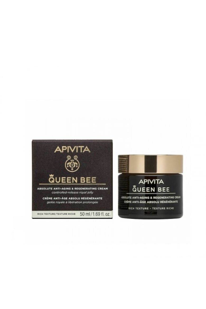 Apivita Crema suprema anti-imbatranire si regenerare cu textura bogata Queen Bee 50 ml - Pled.ro