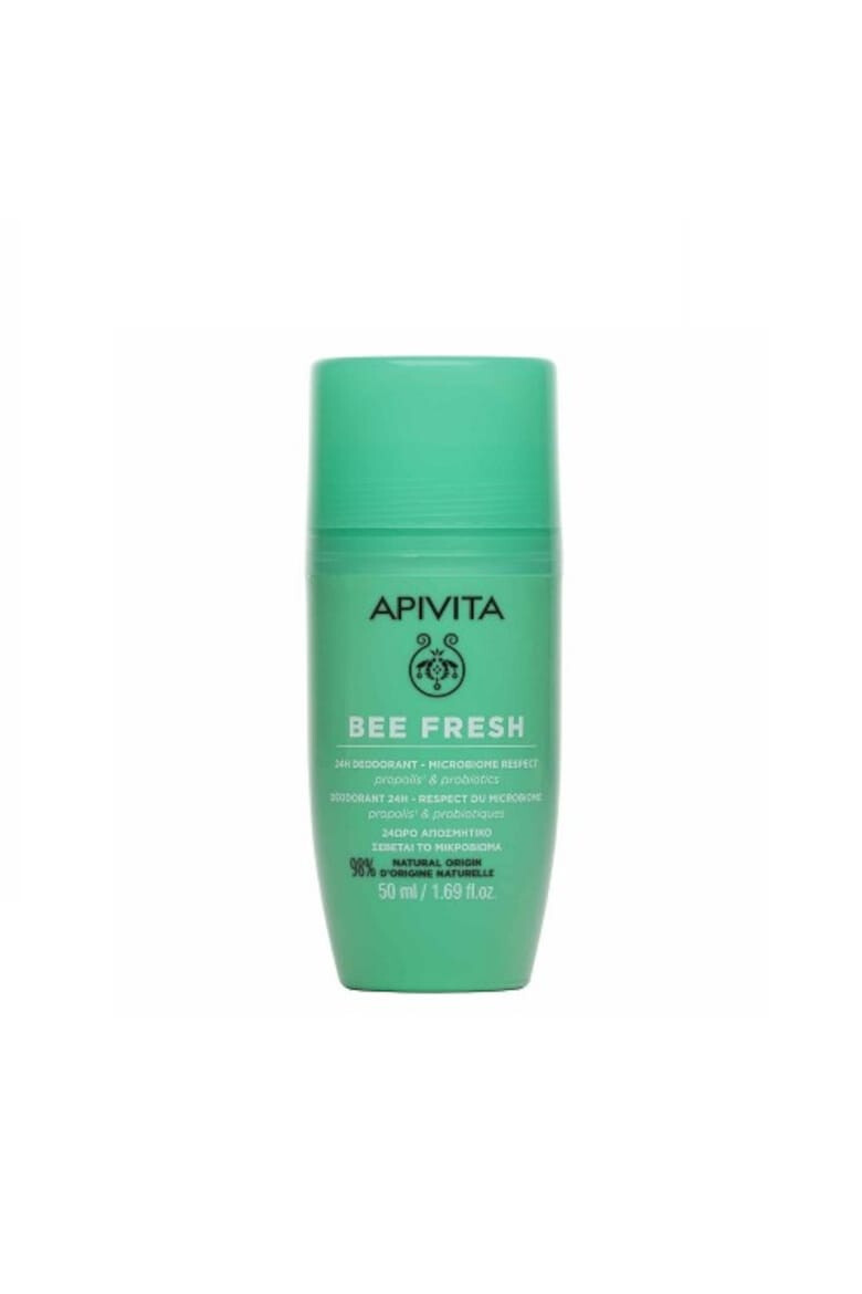 Apivita Deodorant natural tip roll-on Bee Fresh fara saruri de aluminiu si alcool 50 ml - Pled.ro