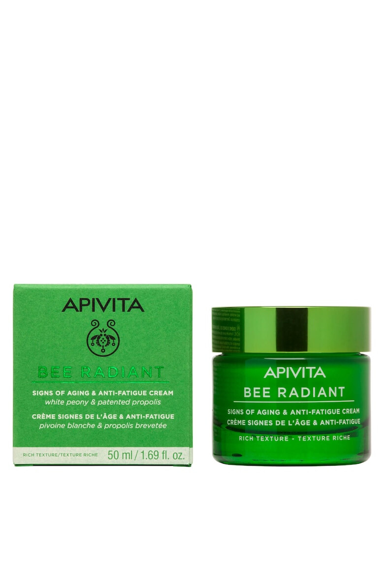 Apivita Gel-crema de zi cu textura lejera pentru intarzierea si repararea primelor semne ale imbatranirii cu efect de luminozitate Bee Radiant 50 ml - Pled.ro