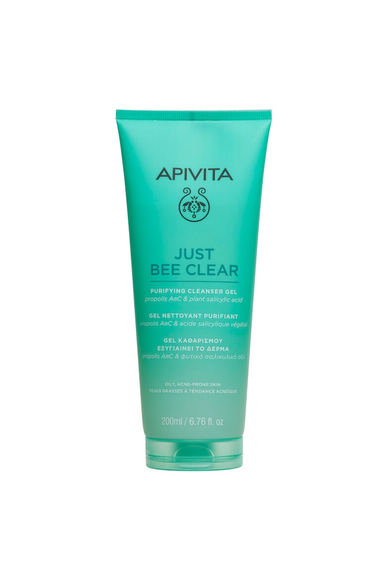 Apivita Gel de curatare pentru ten gras sau acneic Just Bee Clear 200 ml - Pled.ro