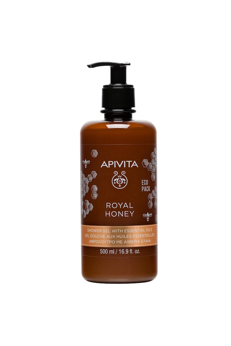 Apivita Gel de dus hidratant cu formula cremoasa si miere Royal Honey 500 ml - Pled.ro