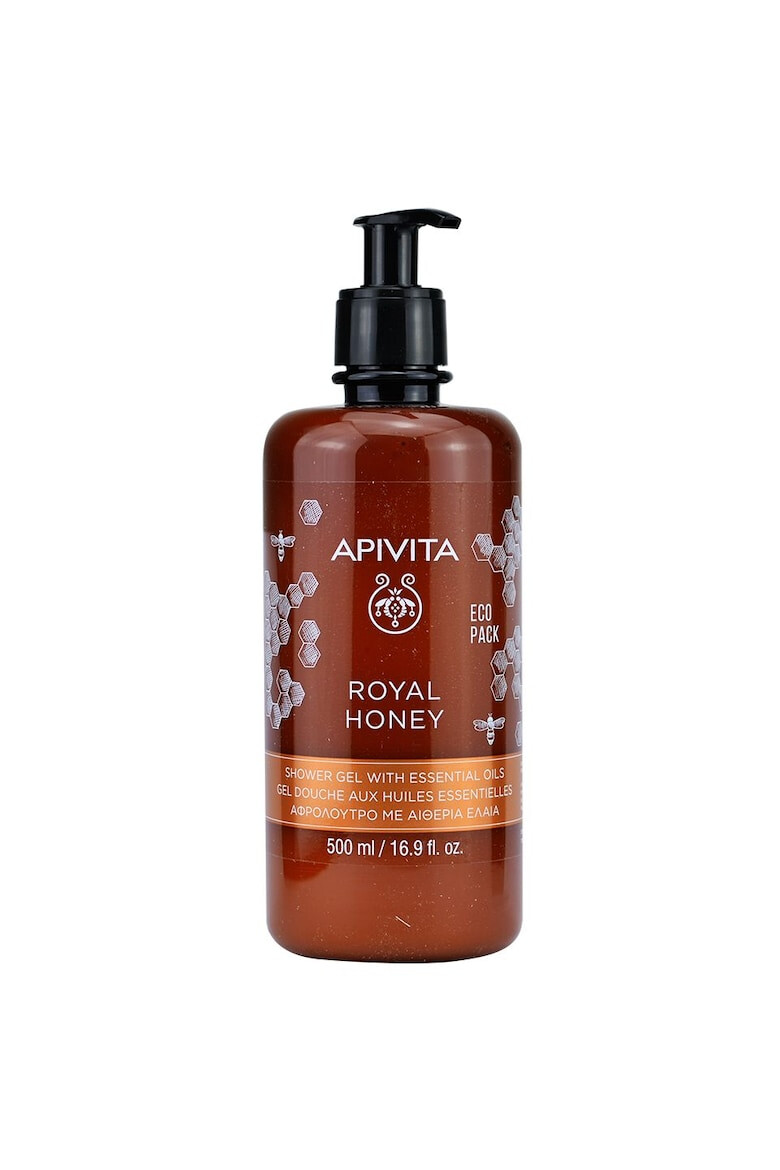 Apivita Gel de dus hidratant cu formula cremoasa si miere Royal Honey 500 ml - Pled.ro