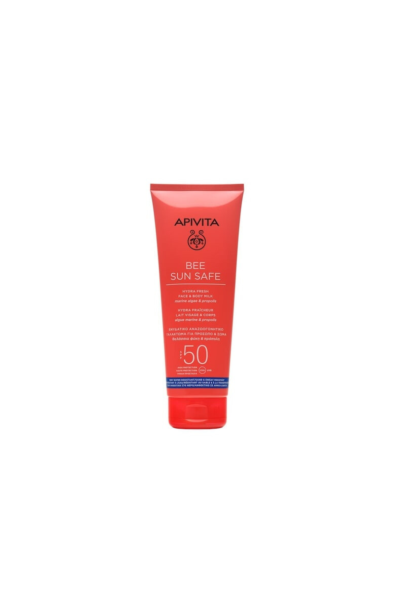 Apivita Lapte de protectie solara pentru corp si ten SPF50 Bee Sun Safe 200 ml - Pled.ro