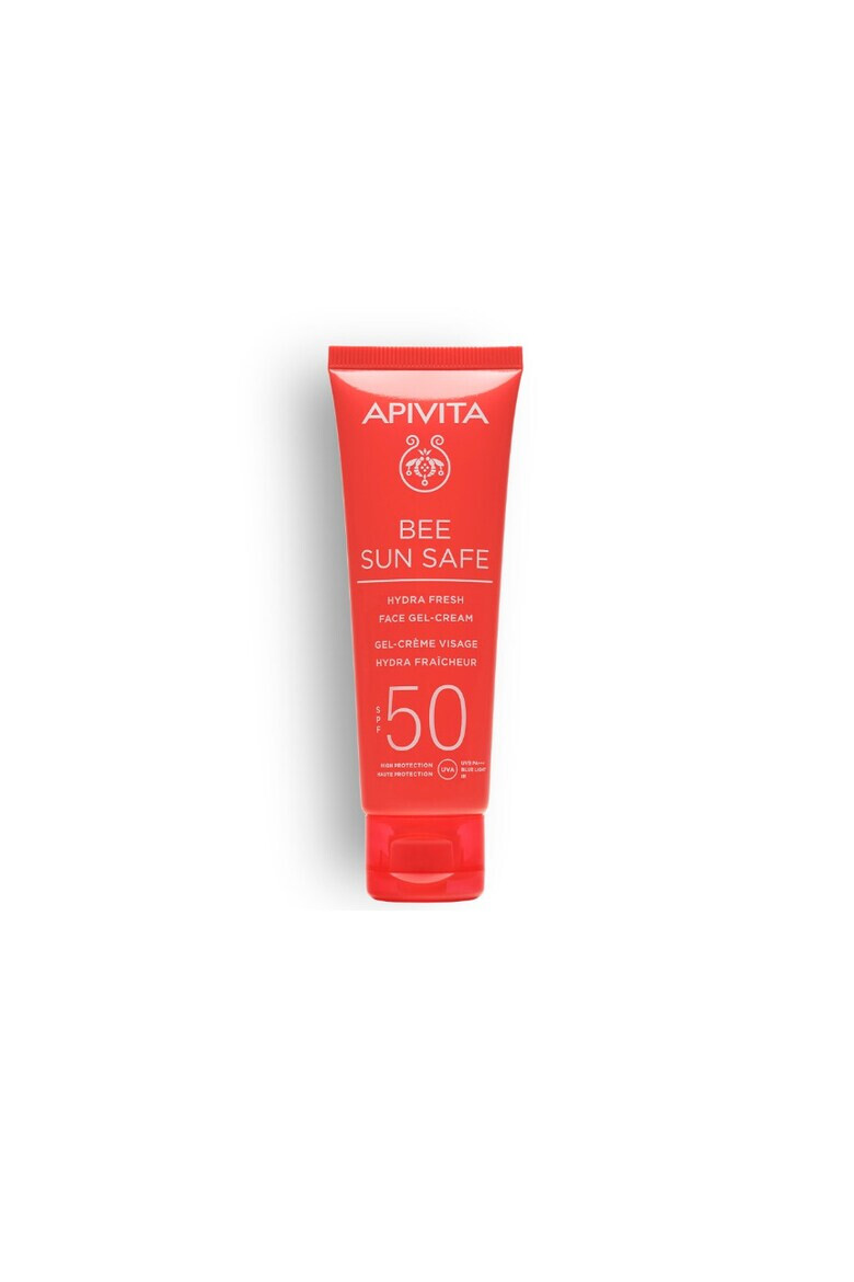 Apivita Lotiune de plaja Hydra Fresh Face Gel Cream SPF50 50 ml - Pled.ro