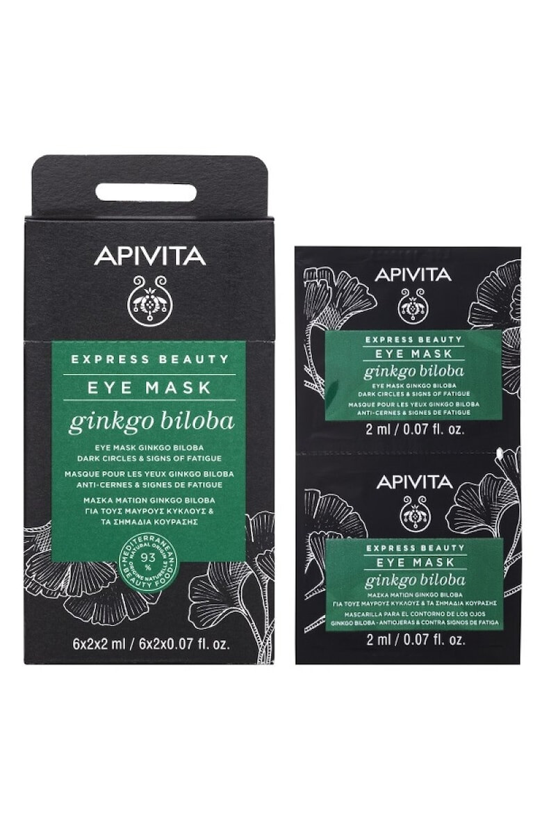 Apivita Masca antirid si fermitate pentru ochi cu extract de struguri Express Beauty 2 x 2 ml - Pled.ro