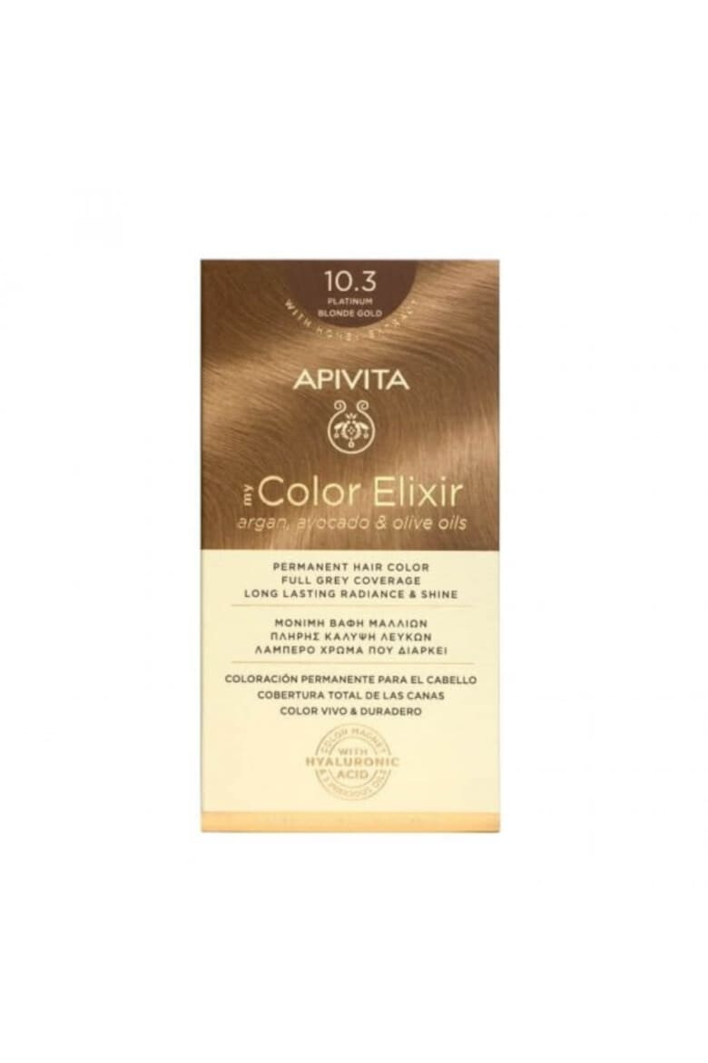 Apivita Vopsea de par My Color Elixir blond inchis cupu intens N6.44 - Pled.ro