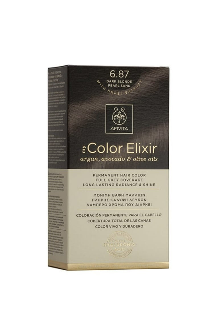 Apivita Vopsea de par My Color Elixir blond inchis cupu intens N6.44 - Pled.ro