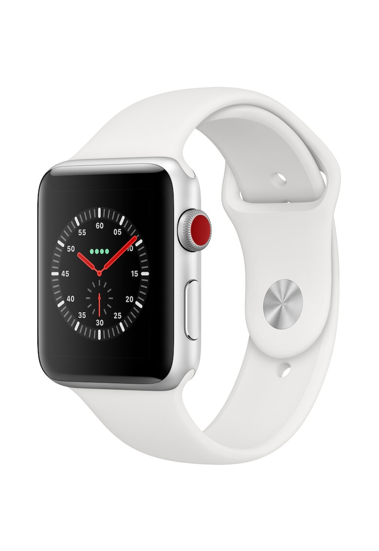 Apple Watch 5 GPS Cellular Carcasa Silver Aluminium 44mm White Sport Band - S/M & M/L - Pled.ro